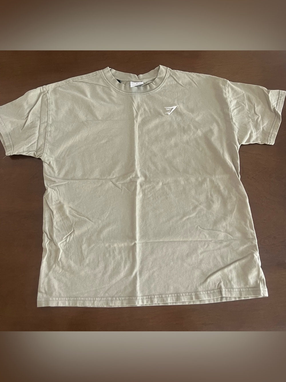 Gymshark Short Sleeve Tee in Light Olive